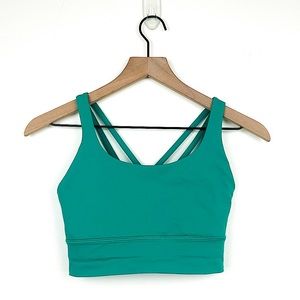 Lululemon Longline Energy Bra Maldives Green